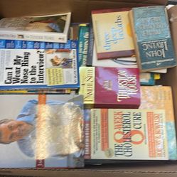 Two Huge Boxes Of Books. 