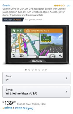 Garmin navigator