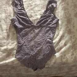 Lace Bodysuit Backless