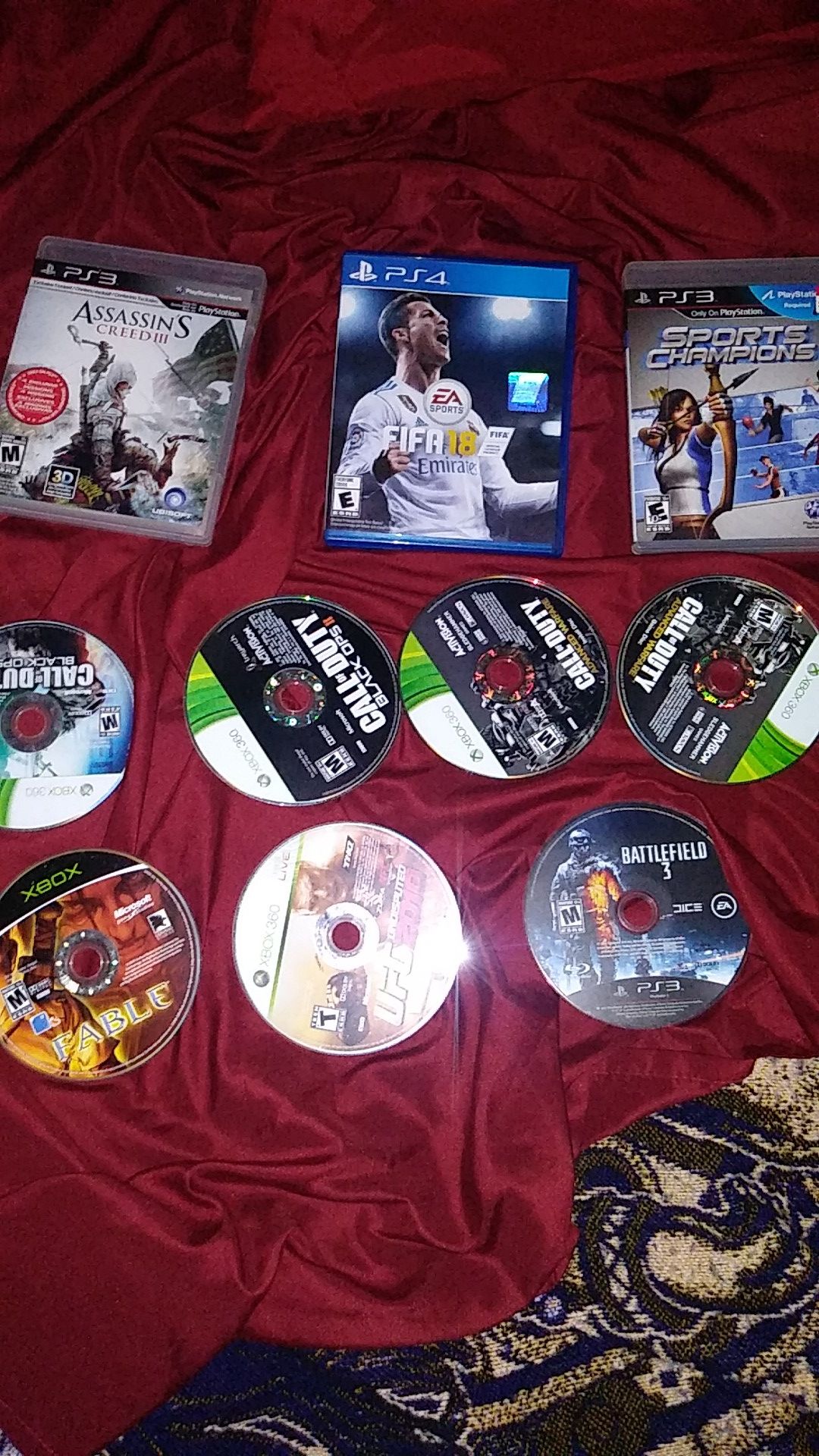 Ps3 games and xbox 360 games