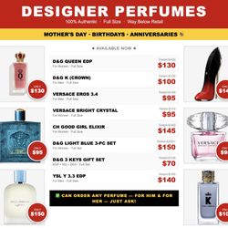 Designer Perfumes Below Retail – 100% Authentic | Perfumes de Diseñador | High Desert📍