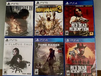 PS5 & PS4 game lot