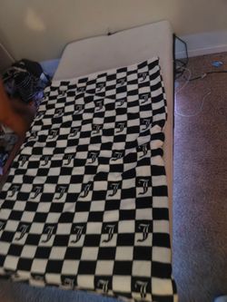 Twin size bed with leds