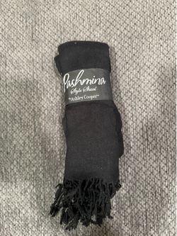 Pashmina Style Scarf by Ashley Cooper in Black