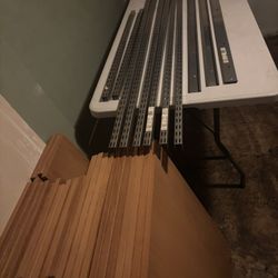 Elfa Wood Shelving Unit 