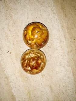 14 vintage acrylic knobs