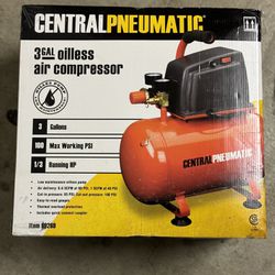 Central Pneumatic Air Compressor & Spray gun