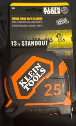 Klein Tools 25’ SINGLE-HOOK TAPE MEASURE