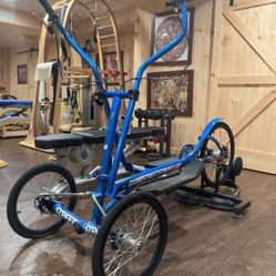 StreetStrider Outdoor Elliptical Bike + Indoor Trainer Stand