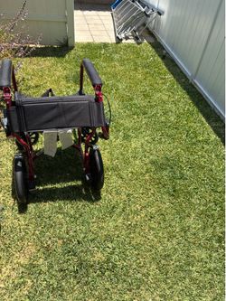 Wheelchair Red Medline