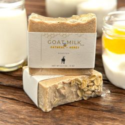 Goat Milk, Oatmeal & Honey + Silk (Scented)