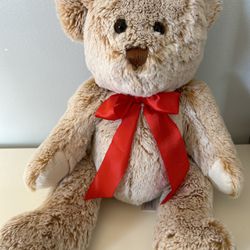 Teddy Bear With Red Ribbon 