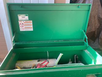 Job-site storage Box Greenlee Chest HD24x48 with casters