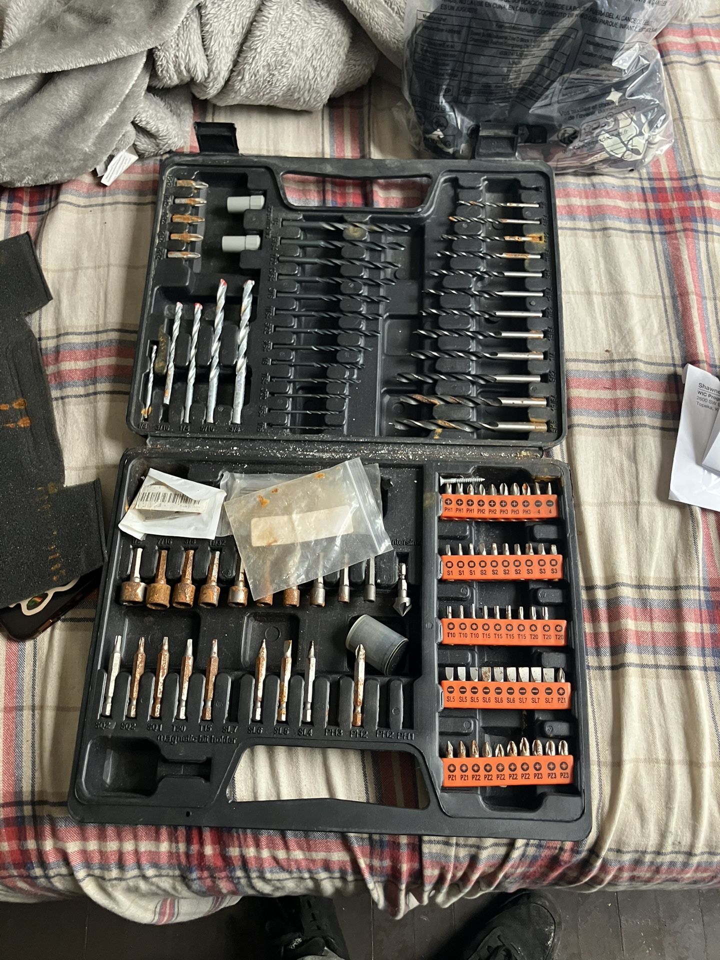 Black N Decker Drill Bit Set 