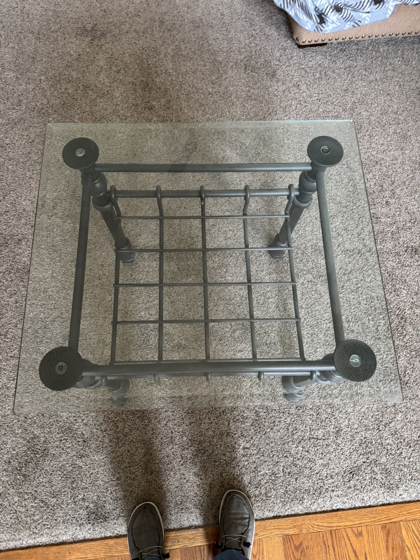 TODAY ONLY!!  $30.00 - 2-end Tables W/ Glass Tops 