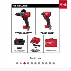 Hammer Drill and Impact Driver set 
