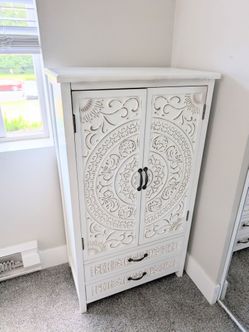 Wood Accent Cabinet with storage