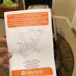 Sit-N-Stand Double Stroller