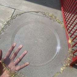 Clear Charger Plates