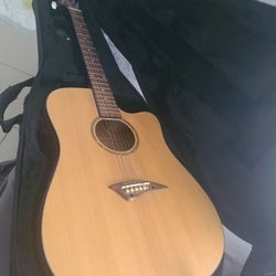 Acoustic Dean guitar+ hard case