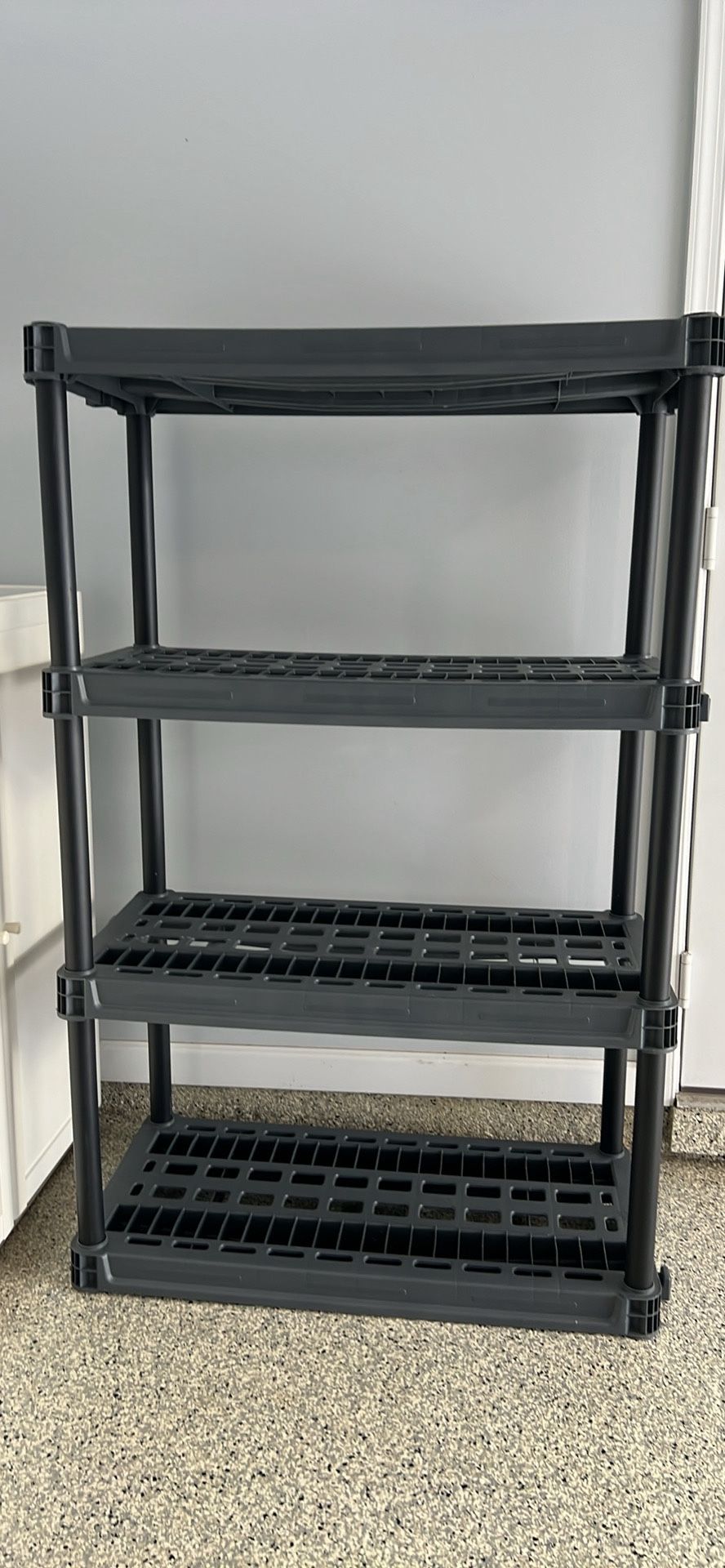 36x18x56 utility shelves-4 tier. Great for garage or plant stand or tool organizer with free 2 tier