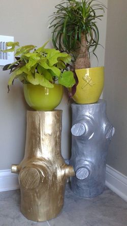 Tree stump home decoration