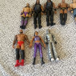 Wwe Mattel Basic And Elite Figures And Wrestling Ring 