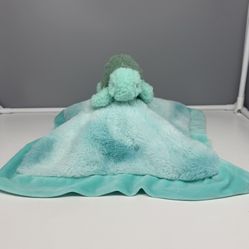 Animal Adventures Plush Teal Turtle Lovey Blanket for Kids HTF