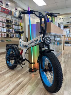 Folding Mountain Sasiki Bike 35MPH ebike Financing $49 Down