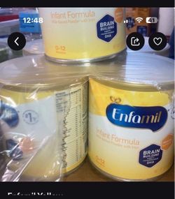 Enfamil cans