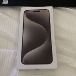Sealed New In Box Apple iPhone 15 Pro Max 1TB Unlocked