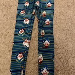 Lularoe Santa Leggings 