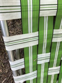 Metal frame loungers 2 chairs