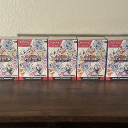 Pokemon Prismatic Evolutions Booster Bundle X5