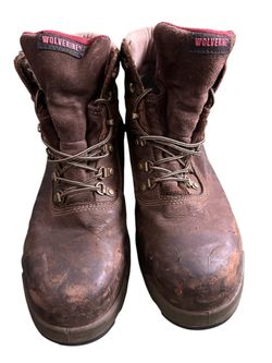 Wolverine EXP Leather Men’s Work Boots Size 11 Steel Toe