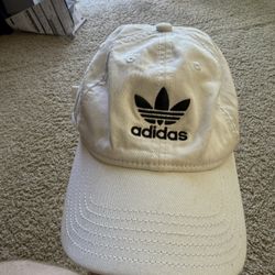 White Adidas Dad Hat Adidas Originals Strapback