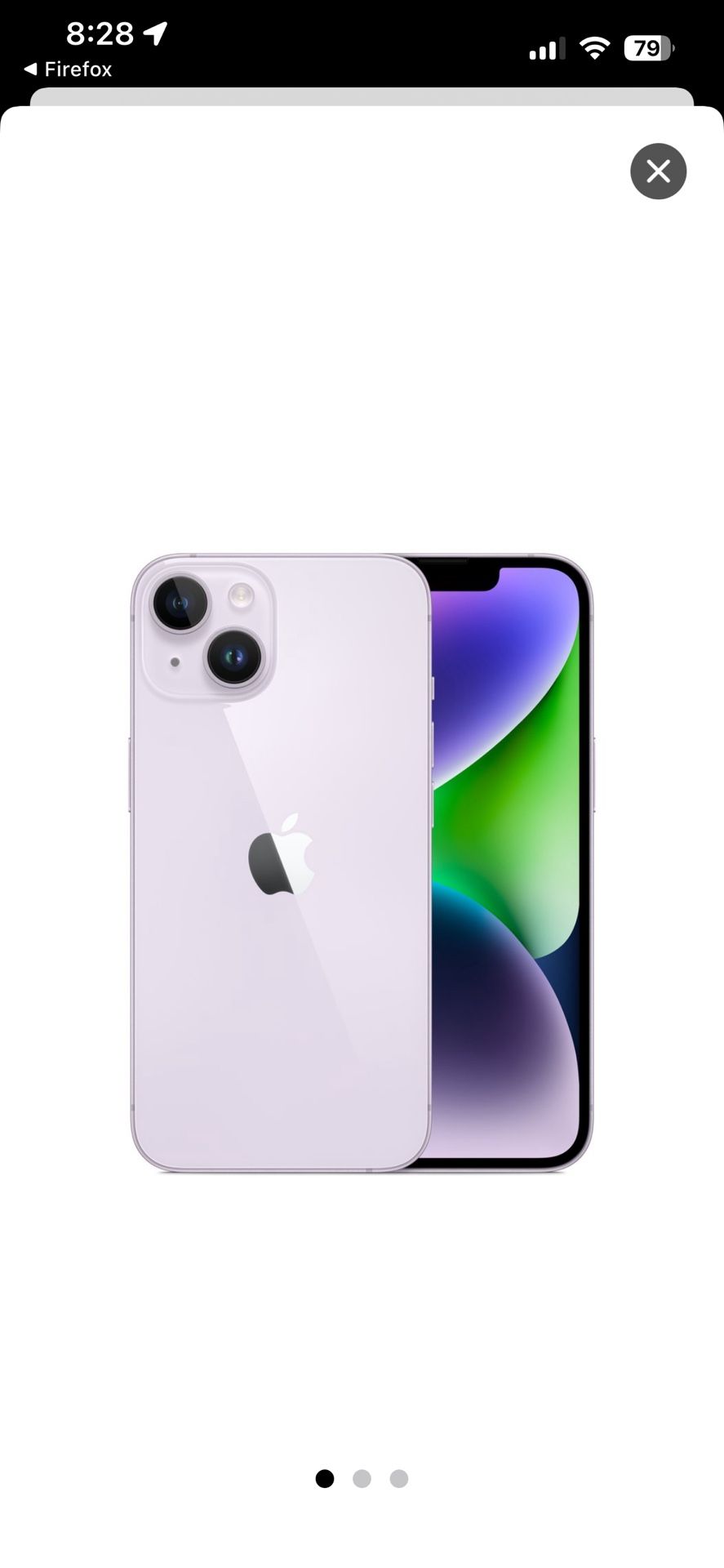 iPhone 14 Purple 256 