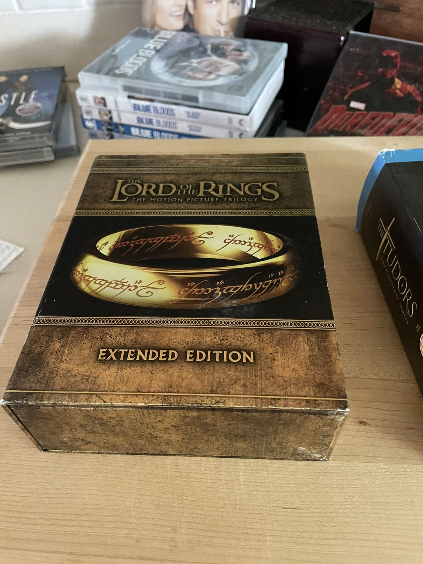 The Lord of the Rings Motion Picture Trilogy Extended Edition Blu-ray boxed set