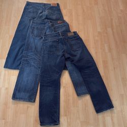 Men's Jeans, Vintage Quality, Levi's, Banana, Republic And Polo