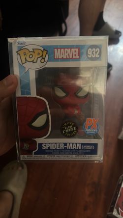 Funko Pop Marvel Spider-Man #932 Glow Chase PX Exclusive