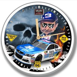 NAS Car Race Clock 