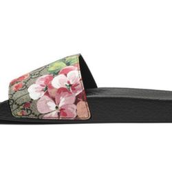GG GUGGI FLORAL BLOOMS SLIDES