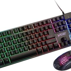 New SkyTech Keyboard + Mouse
K-1000 M-1200N RGB Backit
Gaming USB Wired