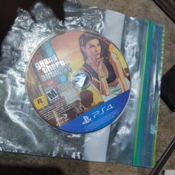 PS4 Game Grand Theft Auto Five Un Poco Rallado