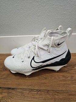 New Nike Alpha Huarache NXT White Black Baseball Cleats (DJ6517-101) Men's Size 7
