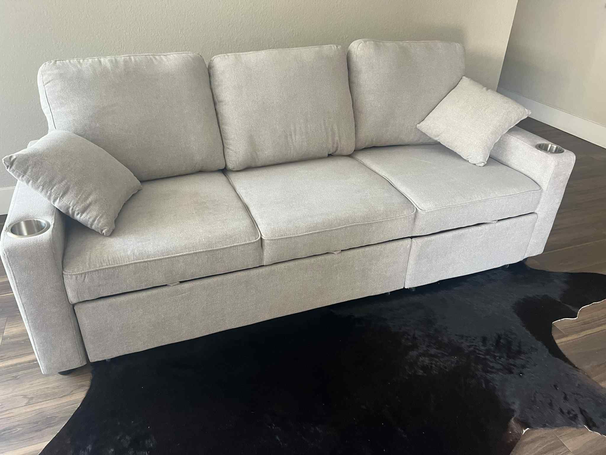 New Sleeper Sofa Sectional Couch! Includes Free Delivery 🚚!