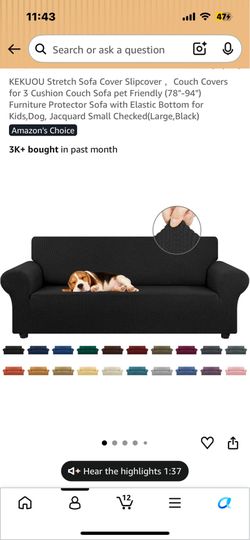 Large couch cover