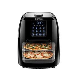 Chefman 6.3 Quart Digital Air Fryer+ Rotisserie, Dehydrator, Convection Oven
