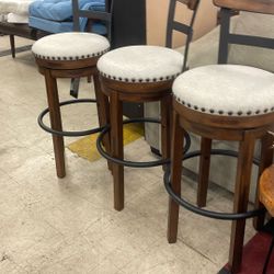 3 Ashley Bar Stools 
