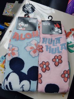 Minnie and Mickey set socks